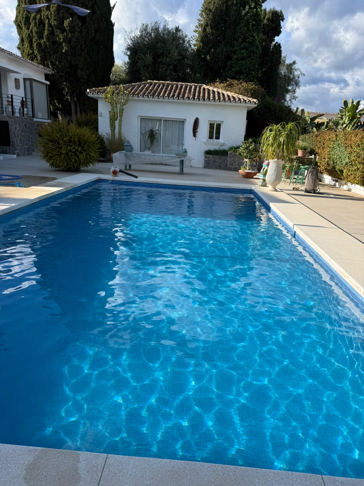 Limpieza y puesta a punto de piscina